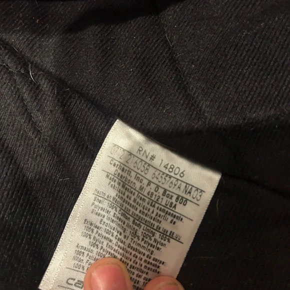 Carhartt J130 Hooded Canvas Workwear Jacket - Picture 4 of 6